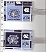 Set of 2 Luggage Tags Made with University of North Carolina Fabric