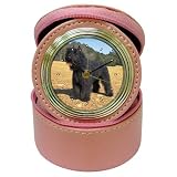 Bouvier des Flandres Jewelry Case Travel Clock