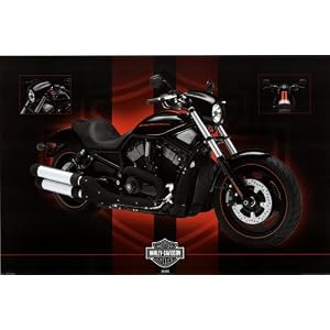 Harley Davidson (Night Rod Special) Art Poster Print - 24