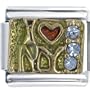 I Heart Ny Blue Italian Charm Bracelet