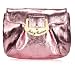 AUTHENTIC JUICY COUTURE THE BRIGHT SIDE METALLIC CLUTCH 1303 (Crackled Pink)