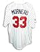 Justin Morneau Autographed/Hand Signed Minnesota Twins White Pinstripe Majestic Baseball Jersey