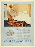 1925 Ad Kohler Plumbing Ware Bathroom Design Child Bathing American Club WI - Original Print Ad