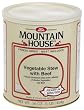Mountain House #10 Can Vegetable Stew with Beef ( 9 - 1 cup servings)