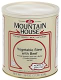 Mountain House #10 Can Vegetable Stew with Beef ( 9 - 1 cup servings)