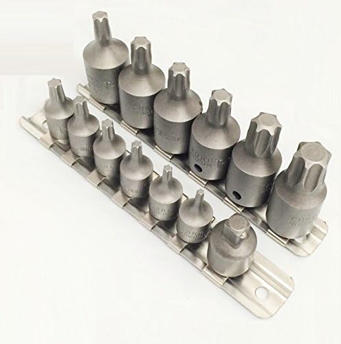 Pass Through 1/4" &amp; 3/8" TORX BIT Socket Set