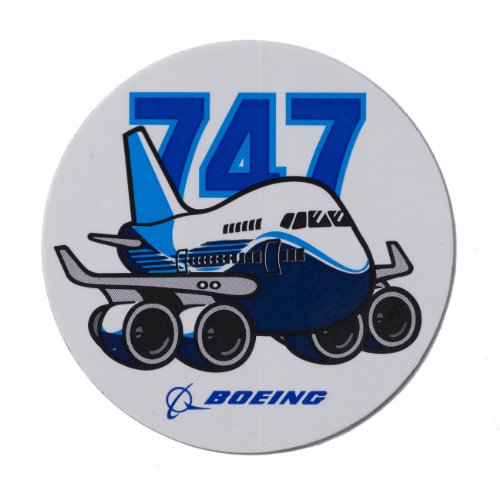 Boeing 747 Pudgy Sticker