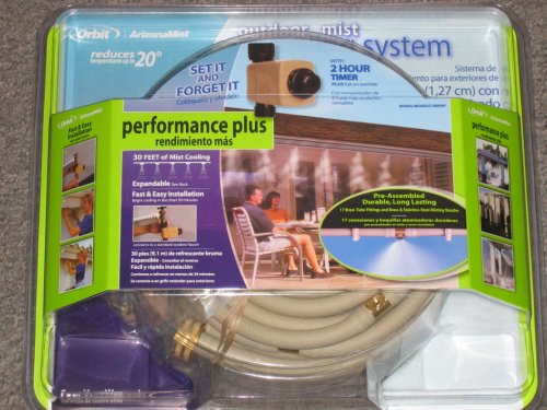 30 FOOT MIST MISTER MISTING COOLING SPRAY KIT WITH TIMER