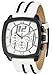 Puma Men's Drift Chronograph White and Black Leatherette