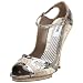 Moschino Women's Burlesque Sandal,Mud,40 EU (US Women's 10 M)