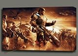 XBOX Gears OF WAR 2 CANVAS ART W GALLERY WRAP STYLE FRAMING 30X18X1.5