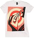 Kiss Me Deadly Organic Girls/Juniors T-shirt in White by Obey Clothing