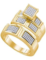 0.35CTW DIAMOND FASHION TRIO SET