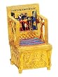 Hetepheres Throne Jewelry Box - Cold Cast Resin - 1.5" x 3"