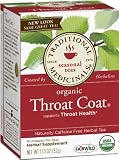 Traditional Medicinals Organic Throat Coat, 16-Count Boxes (Pack of 6)