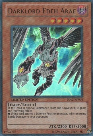 Yu-Gi-Oh! - Darklord Edeh Arae (LC02-EN006) - Legendary Collection 2 - Limited Edition - Ultra Rare