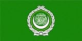 League Of Arab States Flag 6 inch x 4 inch Window Cling