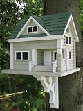 11 Fully Functional 3-Story Green Beach Home Inspired Birdhouse