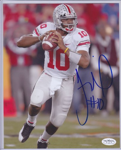 Troy Smith Ohio State Buckeyes Signed Autographed Photo Coa + Hologram Jsa Coa