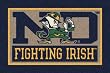 Notre Dame Fighting Irish "Mascot" 3' 10" x 5' 4" Team Spirit Area Rug