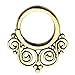 UMBRELLALABORATORY Tribal Organic Septum Nose-Ear-Lip Ring Earring Body Piercing Jewelry clicker w 144