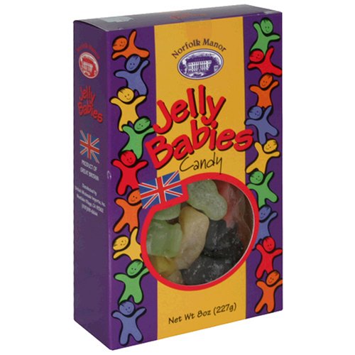 Norfolk Manor Jelly Babies, 8-Ounce Boxes (Pack of 12) by Norfolk Manor