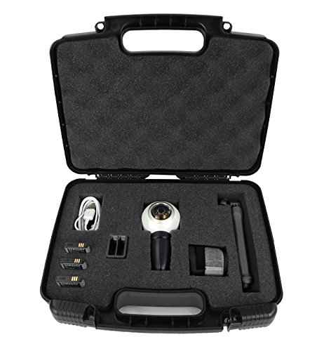 CAMERASAFE Travel Camera Case fits Action or 360 Spherical Panorama and Accessories - Samsung Gear 360 4K Action Camera / LG G5 360 CAM / 360fly / Kodak SP360 / Panasonic A1 / Garmin Verb