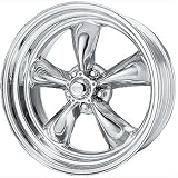 American Racing Vintage Torq Thrust II 17x8 Polished Wheel Rim 5x4.5 with a -11mm... by American Racing Vintage