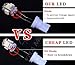 YITAMOTOR T10 Wedge 5050 5SMD White LED Light bulbs W5W 158 192 168 194(Pack of 20)