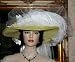 Victorian Tea Hat Wedding Hat designed by Darna 