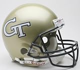 Creative Sports RC-GEORGIATECH-A Georgia Tech Yellow Jackets Riddell Full Size Authentic Proline Football Helmet