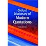 Oxford Dictionary of Modern Quotations