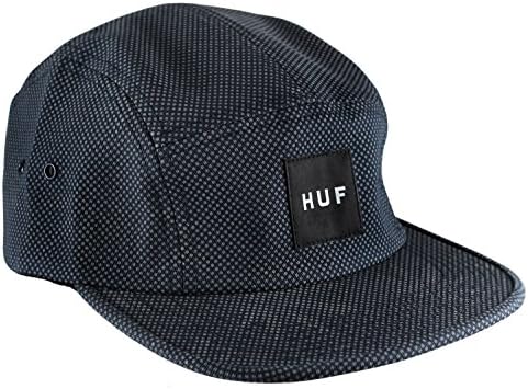 HUF Worldwide Halftone Plantlife 5 Panel Volley Hat - (Three Color Choices) (Navy)