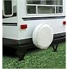 Camco 45356 27" Colonial White RV Vinyl Spare Tire Cover