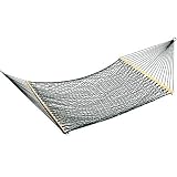 Green Outdoor Polycord Hanging Hammock