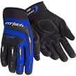 Cortech DX 2 Youth Leather Street Bike Motorcycle Gloves - Black/Blue