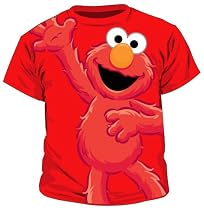 Sesame Street Jumbo Posing Elmo Red Tee T-Shirt