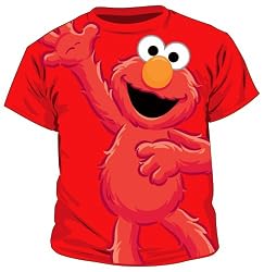 Sesame Street Jumbo Posing Elmo Red Toddler Tee T-Shirt
