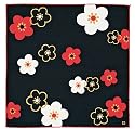 HAKOYA 小風呂敷 黒華文様梅 53799