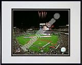 Nationals Park - Inagural Game, 2008 Double Matted 8 x 10 Photograph In Black Anodized Aluminum