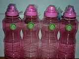 New Wave 1 Liter 4 Pink Eastar BPA Free Water Bottles