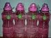 New Wave 1 Liter 4 Pink Eastar BPA Free Water Bottles