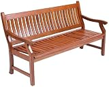 Kingston Hardwood Garden Bench 3 Seater for patio / garden