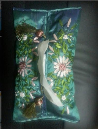 Modern Fabrics Tissue Box Cover, Green