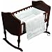 Baby Doll Bedding Royal Classic Cradle Bedding Set, White