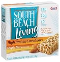 South Beach Living High Protein Cereal Bars, Maple Nut, 5-Count Bars (Pack of 4)