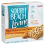 South Beach Living High Protein Cereal Bars, Maple Nut, 5-Count Bars (Pack of 4)