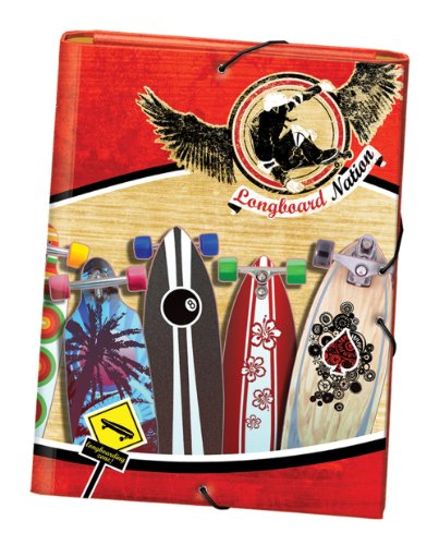 Imagen 1 de Dohe 39911 - Carpeta folio solapas y gomas, diseño Longboard