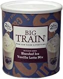 Big Train Low Carb Blended Ice Vanilla Latte Mix 1.85 lb can