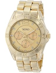 XOXO Womens XO5655 Gold-Tone Bracelet Analog Watch
